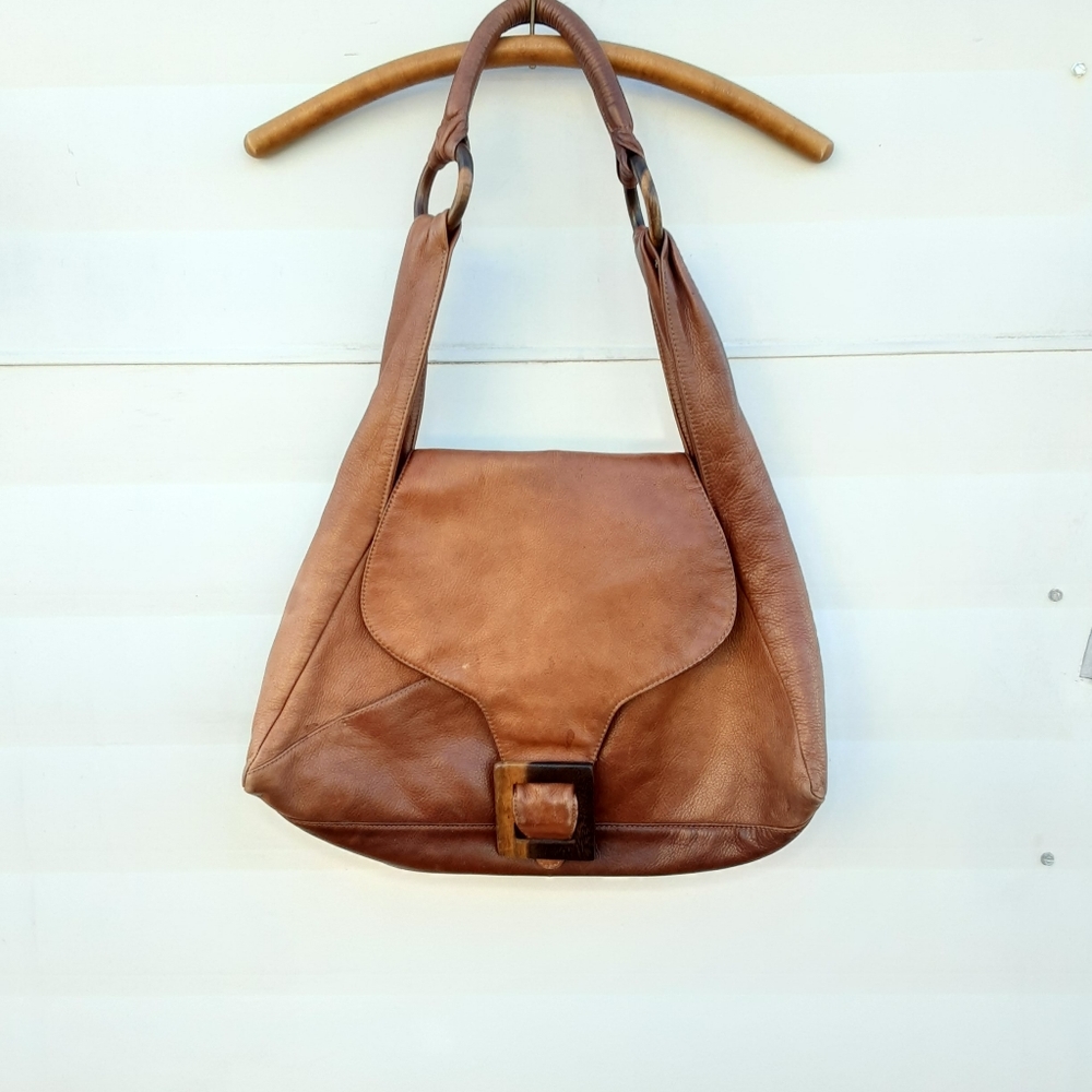 Ananas Leather Tote bag
